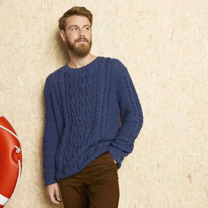 Men Emeric Sweater in Phildar Phil Coton 4 - Downloadable PDF