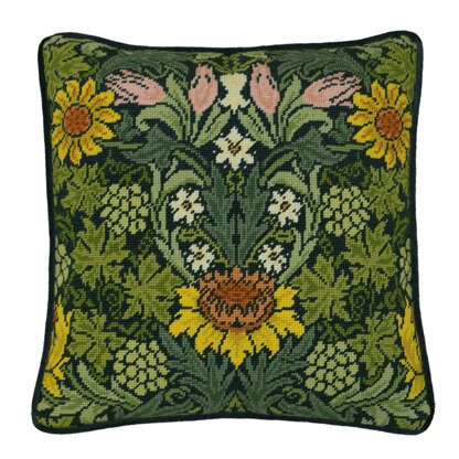 Bothy Threads William Morris Sunflowers Needlepoint Kit - 35.5 x 35.5cm