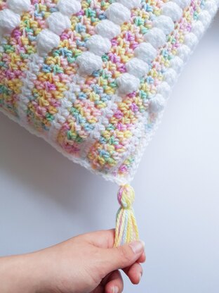 Reversible Bobble Highlight Cushion