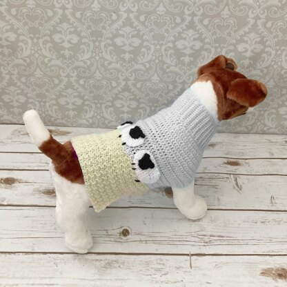Sheep Dog Sweater Crochet Pattern -487