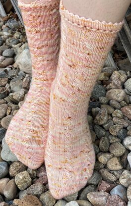 Solomonic Columns Socks