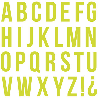 Kaisercraft Dies - Uppercase Alphabet .5"X1"