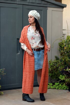 Lavedita oversized knit scarf