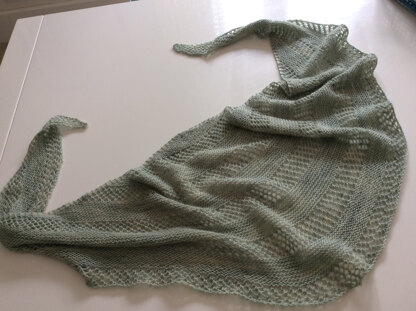 duck egg shawl