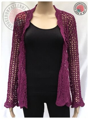 Flory Lace Cardigan Crochet pattern by Hooked On Patterns | LoveCrafts