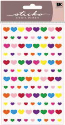 Sticko Dimensional Stickers - Teeny Mini Hearts
