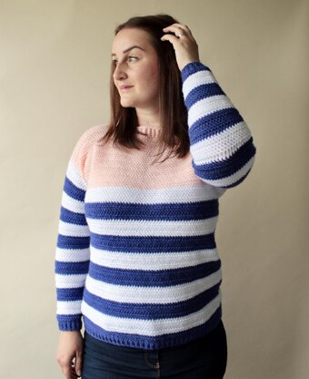 Crocheted Shoreline Sweater