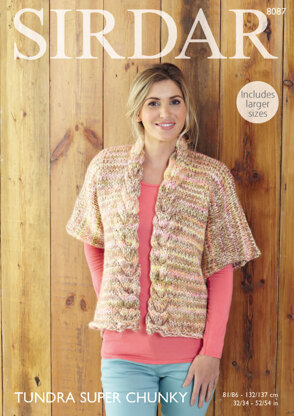 Jacket in Sirdar Tundra Super Chunky - 8087 - Downloadable PDF
