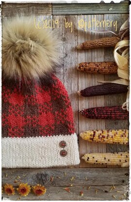 Gem Corn Plaid hat