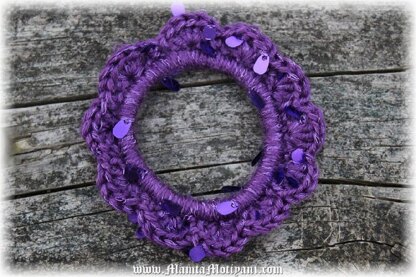 Crochet Flora Bangle Pattern Unique Handmade Bracelet