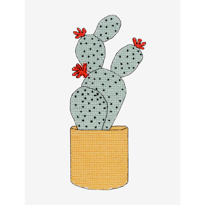 Cactus in DMC - PAT0329 - Downloadable PDF