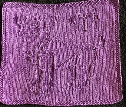 Dishcloth Aries Zodiac