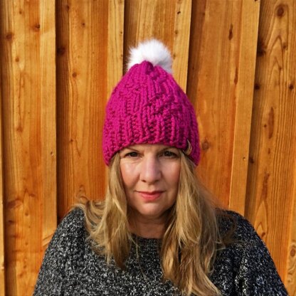 Simple Raspberry Crush Beanie