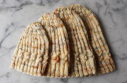 Simple Cable Sock Beanie