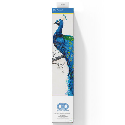 Diamond Dotz Blue Peacock Diamond Painting Kit