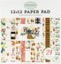 Echo Park Paper Carta Bella Single-Sided Paper Pad 12"X12" 24/Pkg - Flower Market, 12 Designs/2 Each