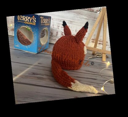 Fox Chocolate Orange Cover Knitting Pattern