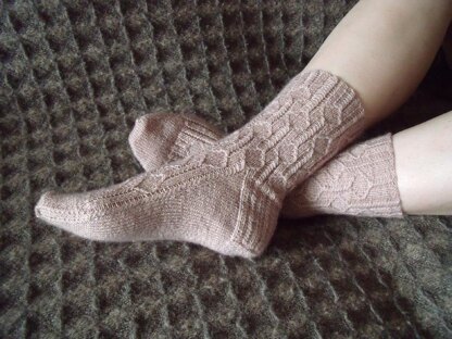 Falling Petals Socks