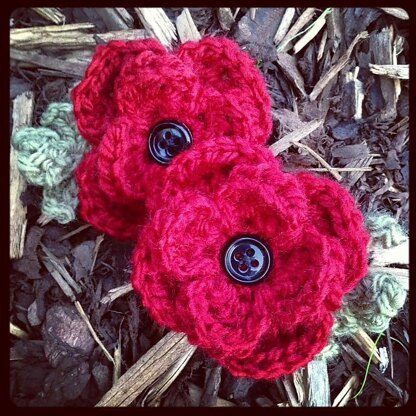 Remembrance Poppy Brooch