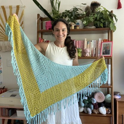 Summer Fringe Shawl