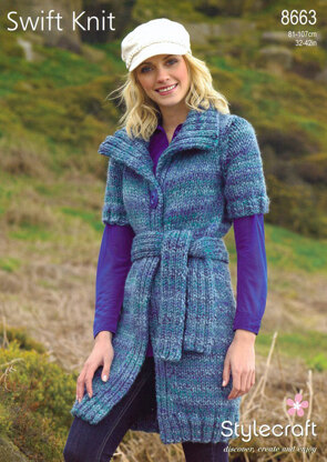 Jacket in Stylecraft Swift Knit Super Chunky - 866