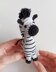 Zebra crochet pattern, mini amigurumi animals