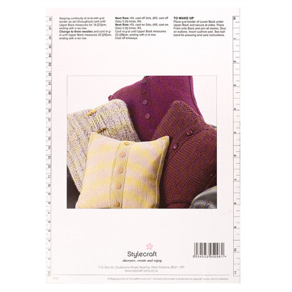 Cushions in Stylecraft Classique Cotton DK, Life Chunky and Life Super Chunky in Stylecraft - 8756