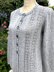 Cardigan with Neat Eyelet Panels