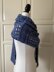 Easy Crochet Wrap Shawl Pattern: Blue-Easy Wrap Shawl