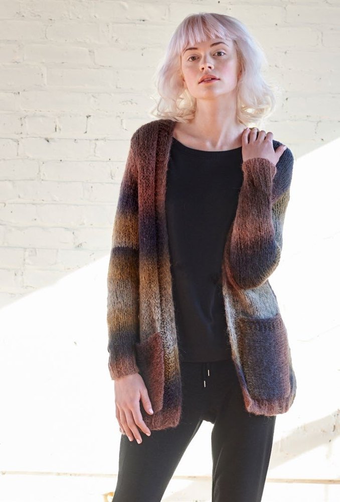 Piave Cardigan in Berroco Aero - 401-2 - Downloadable PDF | LoveCrafts