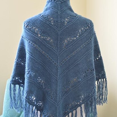 #181 Sapphire Lace Shawl