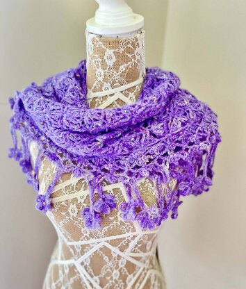 Violet Haze Shawl