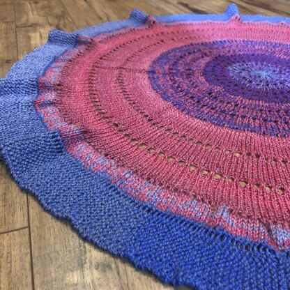 Stash-Berry Pi Shawl