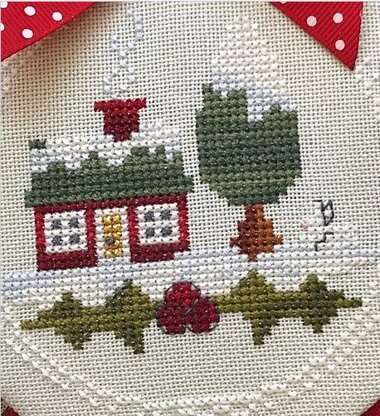 Luhu Stitches Lil' House in the Snow - Downloadable PDF