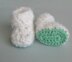 Quick and Easy Crochet Baby Booties