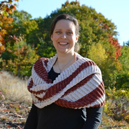 Brioche Step Shawl