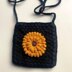 PATTERN - Crochet Sunflower Mini Side Bag Tote