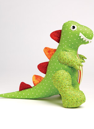 McCall's Dinosaur Plush Toys and Appliquéd Quilt M7553 - Paper Pattern Size One Size Only