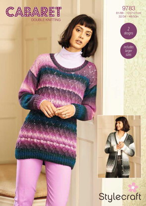 Cardigan and Jumper in Stylecraft Cabaret - 9783 - Downloadable PDF