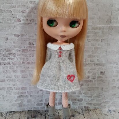 Lots of Love dress for 12" Blythe