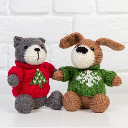 Christmas Pets in Deramores Studio Anti-Pilling DK - Downloadable PDF