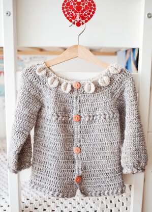 Petal Collar Cardigan