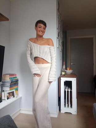 Cozy cropped sweater