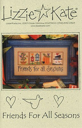 Lizzie Kate Friends For All Seasons Chartpack With Charms - Leaflet