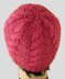 Raspberry Cabled Beanie