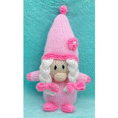 Baby Girl Pink Gonk choc orange cover / toy