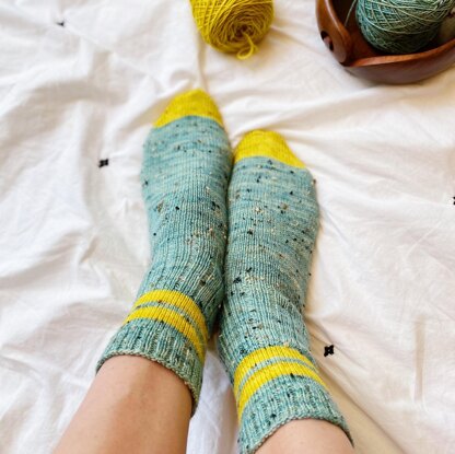 Totally Rad Ribbed Socks