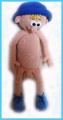 Sem, a real boy amigurumi doll