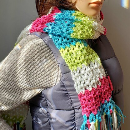 Very Easy V-Stitch Scarf