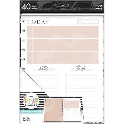 The Happy Planner Neutral Big Fill Paper